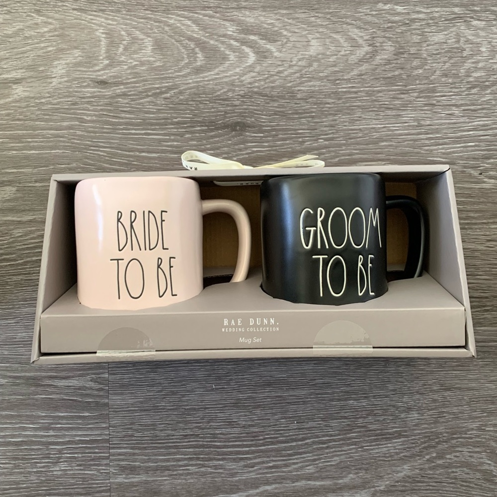 Bride and Groom to be Mug Set